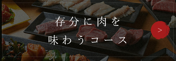 存分に肉を味わうコース